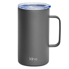 klina 不鏽鋼保冷保溫杯, 710ml, 1個, 炭灰色
