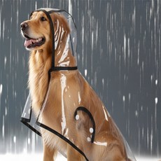 중대형견 레인코트 우의, L