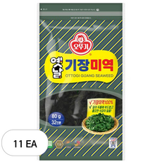오뚜기 옛날 기장 미역, 80g, 11개