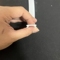 【1107人好評】led軟燈罩綫形燈蓋闆pvc硅膠軟燈罩綫條燈鋁材燈罩異性軟燈罩長條, 1個, 16mm平面高透款-1米價