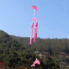 드림 캐처 수제 바람 종소리 침실 커튼 자동차 매달려 장식품 벽 펜던트 생일 축제 선물 홈 공예품, 01 Pink