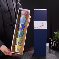 투엘 [순수] 명작 전통 다기 찻잔 6p세트(50ml) e, 순수 명작 전통 다기 찻잔 6p세트(50ml) 명절선물