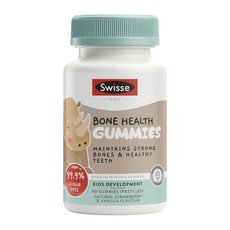 Swisse 兒童骨骼營養軟糖 草莓&香草口味, 1個, 60片