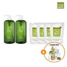 네이처러브메레 식기세정제 750ml 용기형 2개+500ml 리필형 4팩+ 사은품선택 9종중 택1, 용기형 2개+리필형4팩/세탁조클리너 1박스(3p)