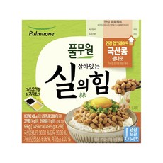 풀무원 국산콩 생나또 실의힘 냉장나또, 99g, 10개
