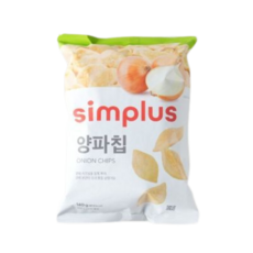simplus 양파칩, 2개, 140g