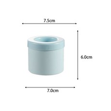 【無品牌】-圓筒冰格模具捏捏冰格製冰杯捏捏杯硅膠冰格膜具硅膠冰塊膜具冰桶, 天空藍【升級款65g】圓筒冰格40格:無尺寸