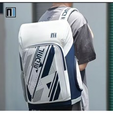 後背包yy雙肩包6868羽毛拍背包新款時尚yy包電腦包網球拍包羽球拍包 yy雙肩後背包 yy3-6支裝羽毛球袋, 6868白藍色【送鞋袋】, 1個