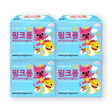 핑크퐁 베이비 파우더 플러스 130g 향기좋은 아기분, 4개