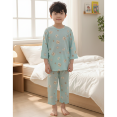 유아 7부 잠옷 상하세트 여름 아동 실내복 내복 남아 여아 KC인증 파자마