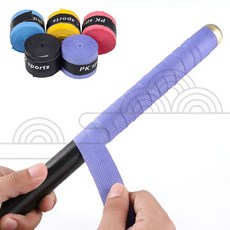 라켓 그립 테이프 골프 테니스 배드민턴 오버그립 미끄럼방지 논슬립 패드 5Color, 1개, 02.옐로우