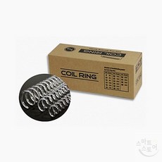 SCS [문서제본 소모품] 카피어랜드 코일링 14mm 투명 1kg 약100입 코일링1kg, 본상품
