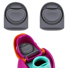 ZUGHXMS Owala FreeSip 680.4g24온스 946.4ml32온스 물병 뚜껑 캡 실리콘 씰 부품 400/19/24/32/40온스 개스킷 마우스피스 액세서리 H2, 스토퍼 2팩, 2 Grey Stoppers