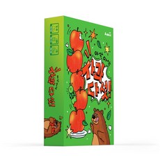 사과게임 아삭아삭 사과 다섯 어린이 카드 메모리 보드게임, 1개