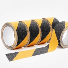 미끄럼 방지 바닥 테이프 5m 논슬립 스티커 대리석 주차장 경사로 계단 패드, 블랙 (5cm x 5m), 블랙 (5cm x 5m), 1개