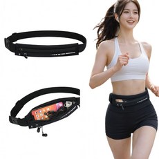 스포츠 힙색 러닝 벨트 가방 경량 수납, 단품