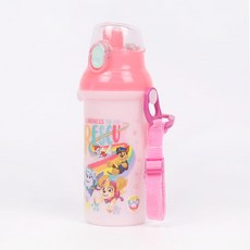 퍼피 구조대 레스큐 원터치 물통 어린이 어깨끈 물병 항균 스트랩 보틀, 단품, 1개, 480ml