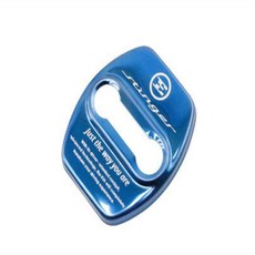 [모터스파이] 기아 호환 스팅어 도어스트라이커 커버 크롬 몰딩 인테리어 용품, 블루