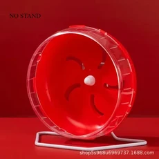 햄스터 쳇바퀴 러닝 휠 스포츠 도구 트레드밀 애완 동물 장난감 사일런트 운동 러너 케이지 액세서리 작은 제품, 옵션02) diameter 12cm, 옵션03) red Only wheel