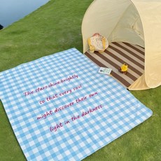 휴대용 캠핑 매트 방수 방습 해변 야외 잔디 시트 쿠션 그라운드 패드 스프링 투어, 1. [100*140cm는 1~2인에게 적합합니다.]