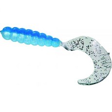 Kalin 5.1cm(2인치) 트리플 위협 그럽 블루/실버 (10팩)301060, Kalin 5.1cm(2인치) 트리플 위협 그럽, 블루