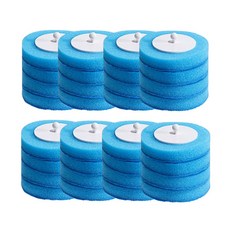 홈프로 KC인증 일회용 변기 크리너 청소 클리너 리필 브러쉬, 블루, 32개