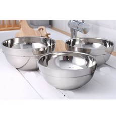 이딜리 스텐 탕기 이중진공 대접 국그릇 대 19.5cm, 다오라 대, 이미지참조, 1개