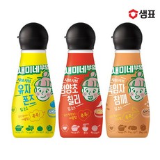 샘표 새미네부엌 샤브샤브 소스 3종 3병 기획 유자폰즈칠리, 3개