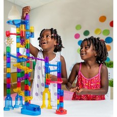 구슬 트랙 만들기 롤러코스터 마블런 과학 장난감 발달 영유아선물 레일 집중력, 1개