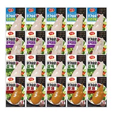 하림 닭가슴살오리지널/갈릭/페퍼/훈제 4종(각5봉) 총20봉, 5세트, 100g