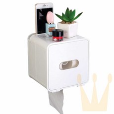 라온지니 방수 화장실 휴지 걸이 휴지꽂이 휴지디스펜서 두루마리화장지케이스, 사각방수휴지걸이
