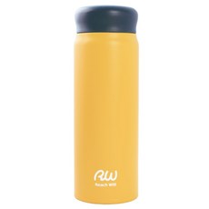 리치윌 스테인리스 진공 머그보틀 보온보냉텀블러, 매트옐로, 1개, 480ml