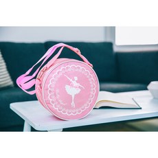 [엘레네]발레리나탬버린가방 발레리나가방 발레가방 탬버린가방 핑크발레가방