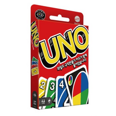 코리아보드게임즈 UNO 카드 순발력 게임, 믹스컬러, 1개