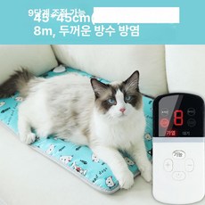 에스이스타 강아지전기장판 강아지발열매트, 기본 전기/온수매트 사이즈, 9단 그린 45x45cm 선물