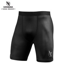 古川小夫 HAYABUSA 防磨短褲 巴西柔術 Vale Tudo 緊身短褲 快乾短褲 MMA 運動短褲