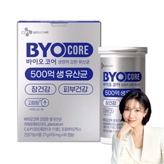 500억 유산균 CJ 바이오코어 건강한 생유산균 고함량 특허유산균, 1개, 60정