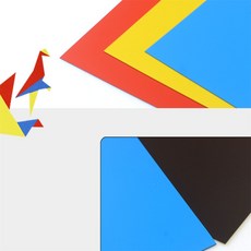 미니메가몰 잘라쓰는 고무자석 칠교자석, 파랑