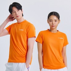 빅터 남성 여성 반팔 티셔츠 VT25ATS001M VT25ATS001F OR