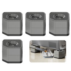 WIDE VIEW 雙層四入7.5cm洗衣機增高腳墊(洗衣機墊高 沙發增高 冰箱增高墊), 1個