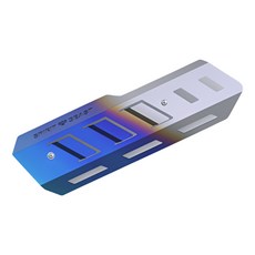 프로라이더스 21년이후 PCX 머플러커버 배기 쇼바 보호 튜닝머플러, 버닝블루, 1개