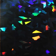 스탬핑 홀로그램 포일 A4, 1개, 22 Black shatter