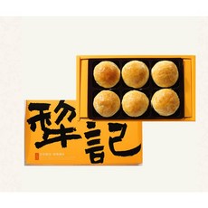 台中犁記 烏豆沙蛋黃酥, 1個, 6入