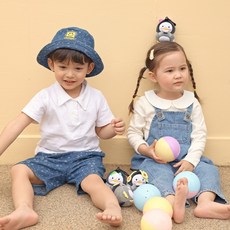 베이비펭수 캡슐 인형 3개 세트, 1세트, 혼합색상, 110mm