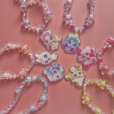 슈팅스타 캐치티니핑 홀로그램 목걸이 하츄핑 오로라핑 초롱핑 깡총핑 반짝핑 빛나핑