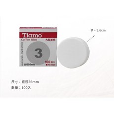 PEARL HORSE 丸型濾紙 68mm 100入, 1個