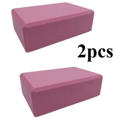 2/1PCS EVA 체육관 거품 벽돌 훈련 운동 피트니스 장비 댄스 요가 보조 도구 스트레칭 바디 쉐이핑, 03 2pcs pink