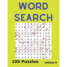 (영문도서) Word Search Puzzle Book Vol. 9: A fun and entertaining way to stimulate your brain or just pa... Paperback, Independently Published, English, 9798422687510
