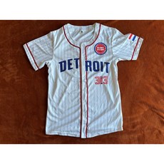 【P2】全新底特律活塞Detroit Pistons 313特殊活動棒球球衣 SZ M/L