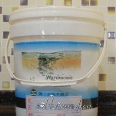 WATERBORNE 水性木器漆 透明平光面漆, 1個